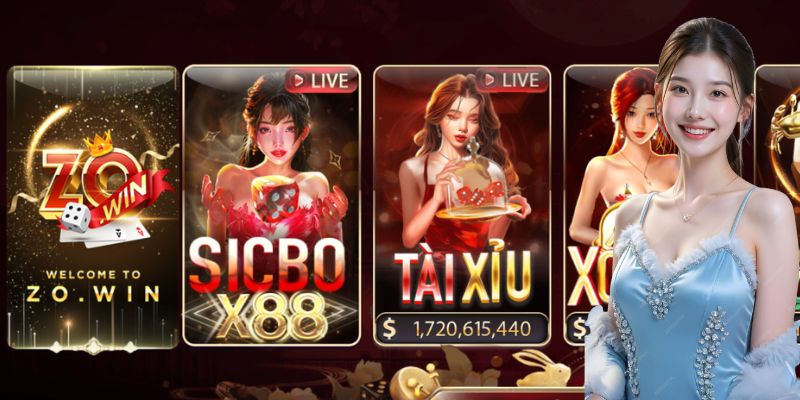 Cổng game Zowin mang tới kho trò chơi chất lượng